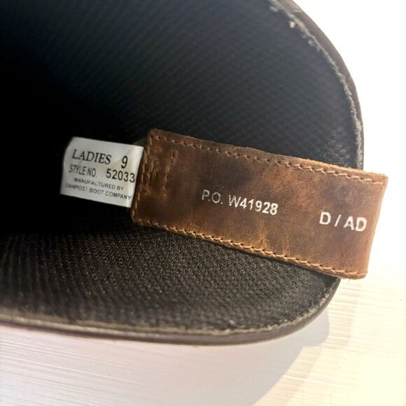 Laredo Western Women's Brown Leather Cross Point Snip Boots 52033‎ US Size 9 - Picture 12 of 12